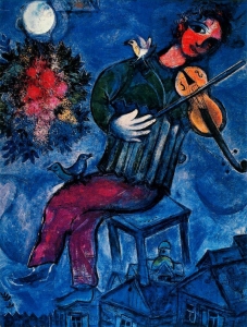 The Blue Violinist, Marc Chagall
